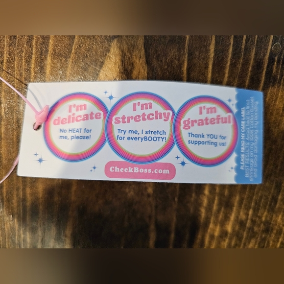 Cheek Boss No Show Cheekies panties - size XL. Color - Star Swirl - Picture 7 of 8